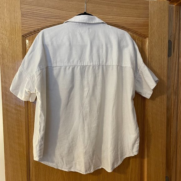Madewell oversized cotton shirt for summer, Size L - Picture 3 of 3